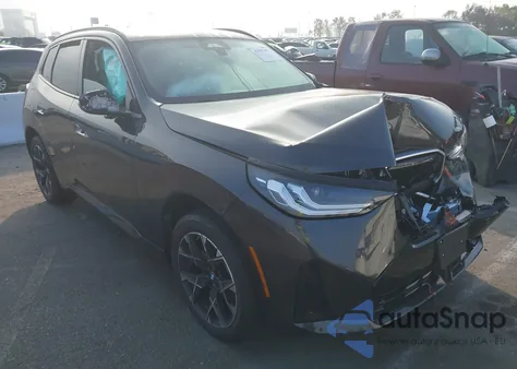 2025 BMW X3 30 xDrive из США, поврежденный, VIN 5UX53GP0XS9099693